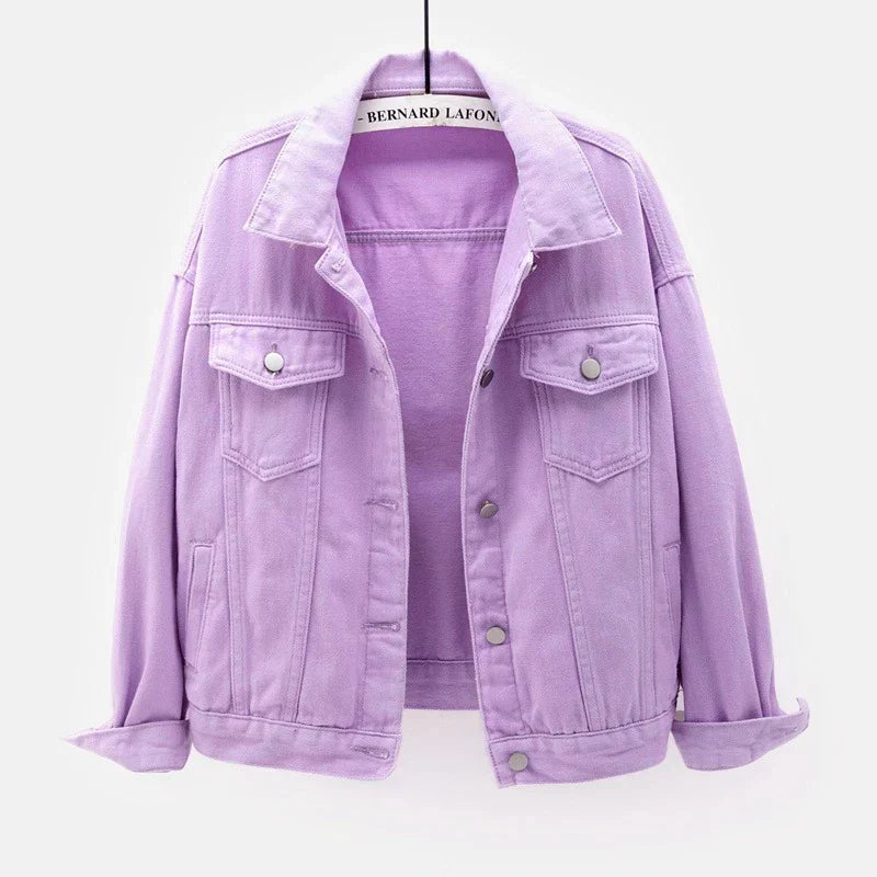 Veste en jean à boutons Harborline Everyday pour femmes