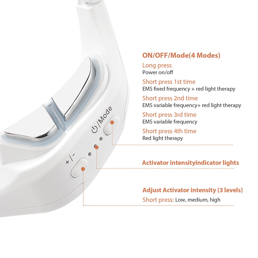 Lumara Eye Massager With Red Light For Under Eye Swelling And Fine Lines