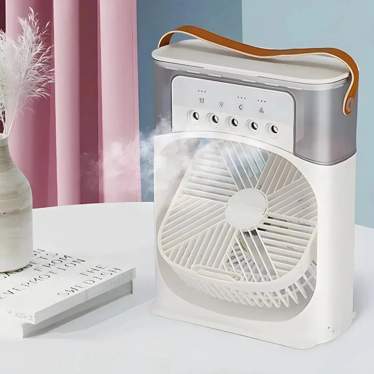 Ventilátor s funkcí chlazení a zvlhčování