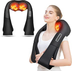 Perna Shiatsu Flowrelief cu masaj cu căldură infraroșie pentru gât