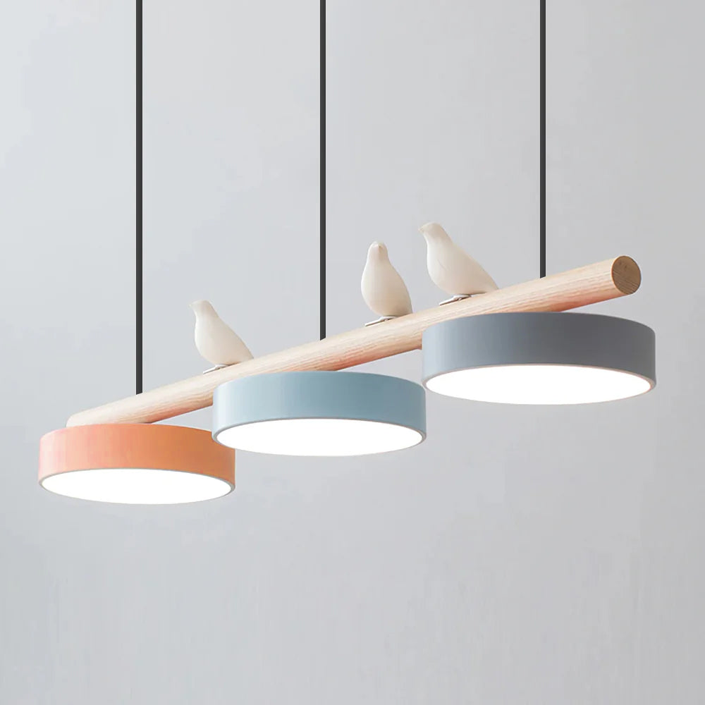 LyraNest Nature Inspired Pendant Light With Bird Motif For Home