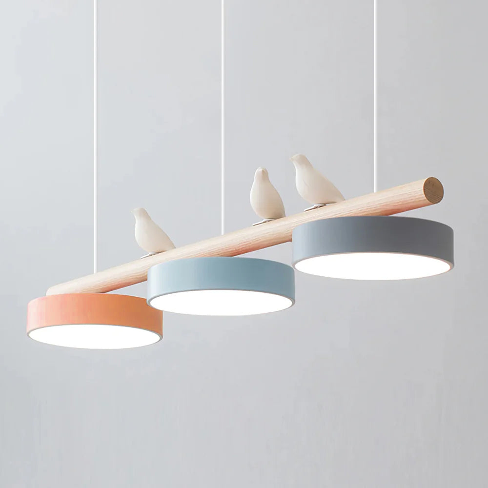 LyraNest Nature Inspired Pendant Light With Bird Motif For Home