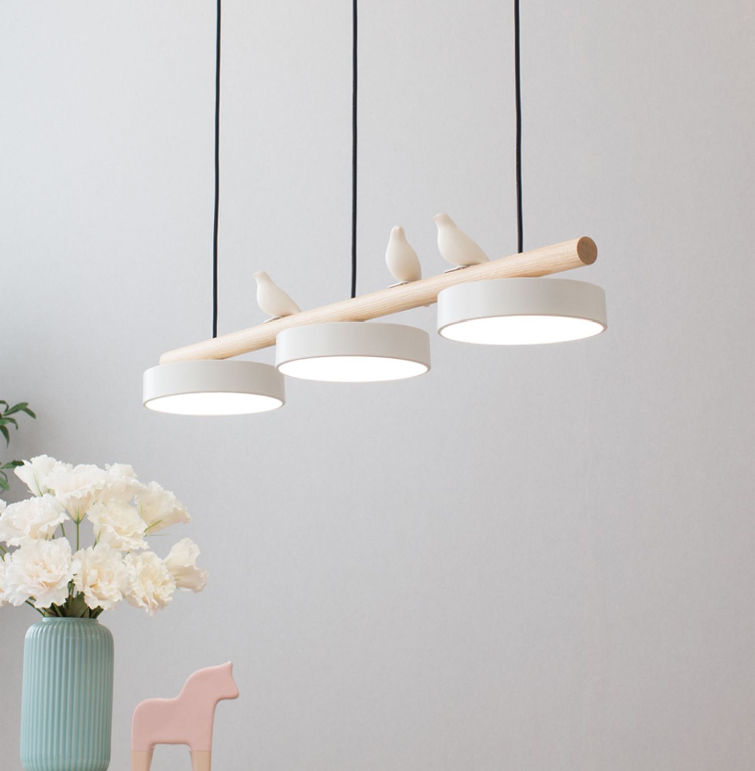 LyraNest Nature Inspired Pendant Light With Bird Motif For Home