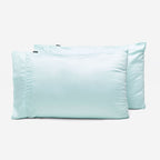 طقم أغطية وسائد فاخرة للتبريد بإصدار ساتان الخيزران والليوسيل