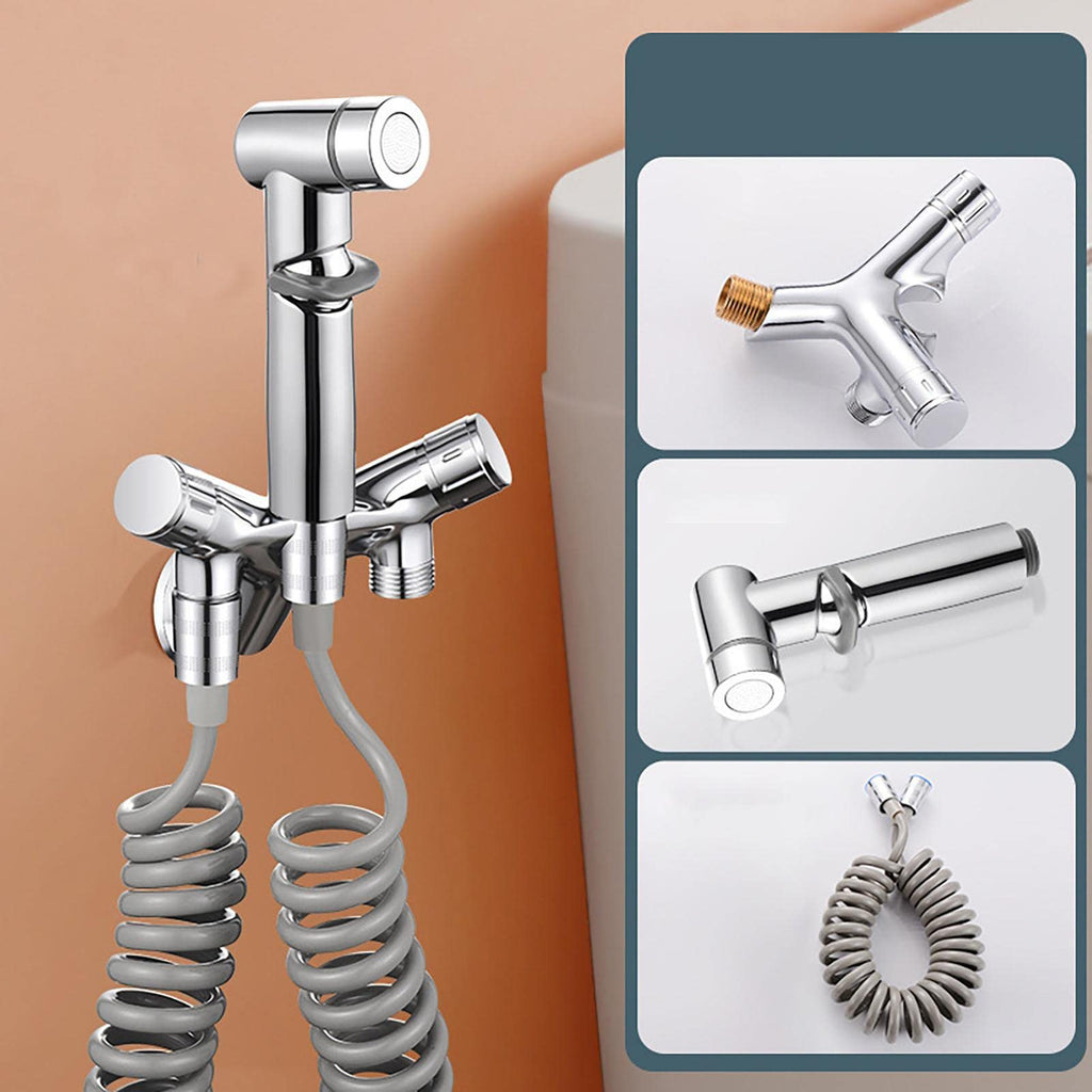 Robinet cu pulverizator bidet pentru baie Easy Home cu supapă unghiulară