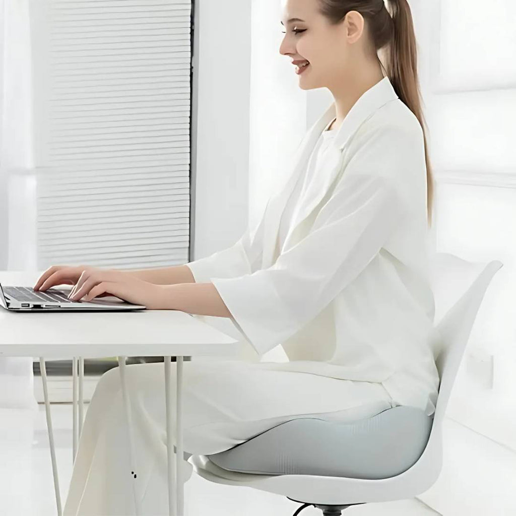 AetherFlex ergonómikus memóriahabos ülőpárna testtartás támogatására