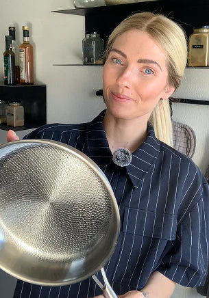 Pure Titanium Frying Pan, 32 34 36 Cm Non Coated Professional Cookware