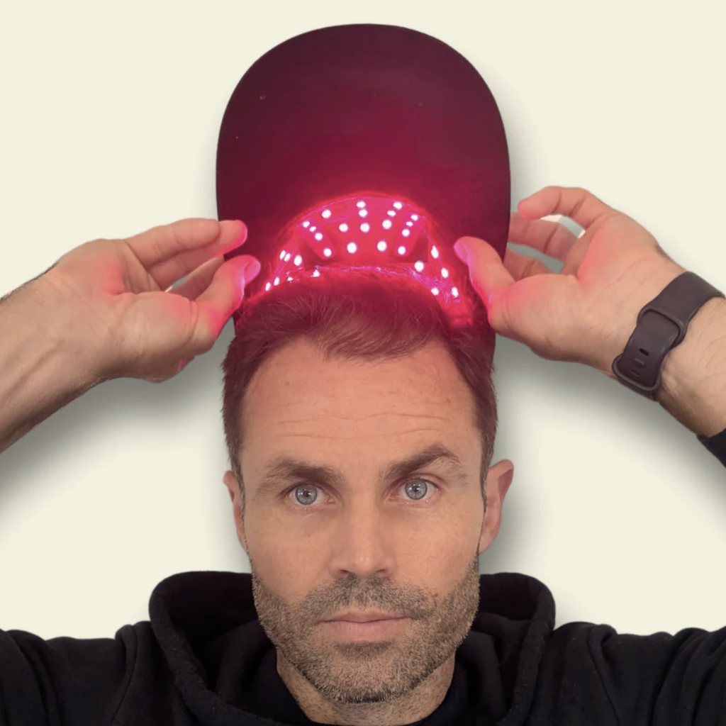 Cuffia NovaLuma per la Crescita dei Capelli a Casa con Energia a Luce Rossa
