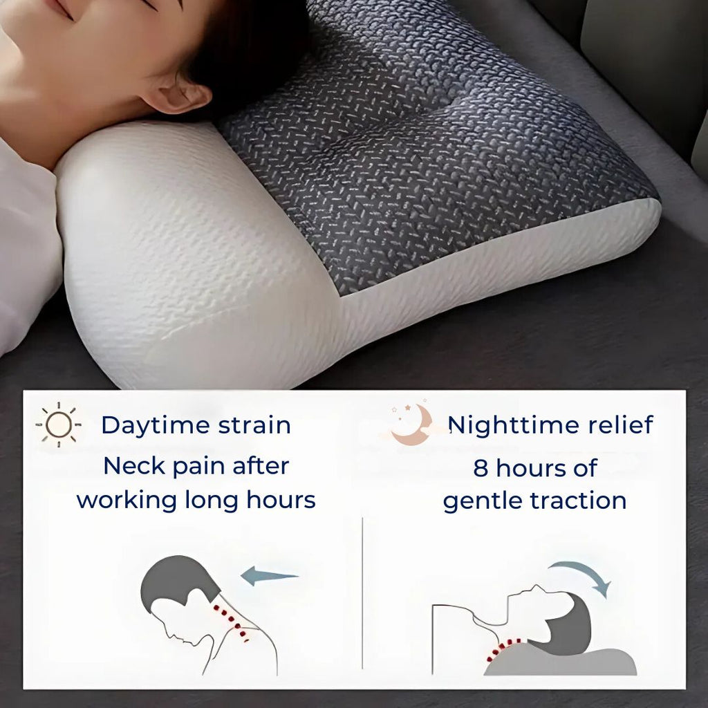Cuscino per collo Talera adatto a qualsiasi posizione di sonno notte dopo notte