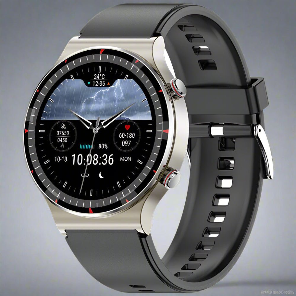 PulseTrack Health Smartwatch med handledsövervakning av hälsa
