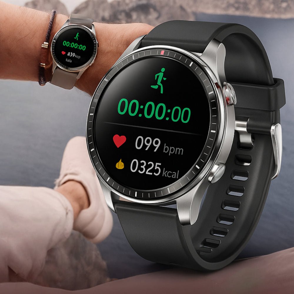 PulseTrack Health Smartwatch med handledsövervakning av hälsa