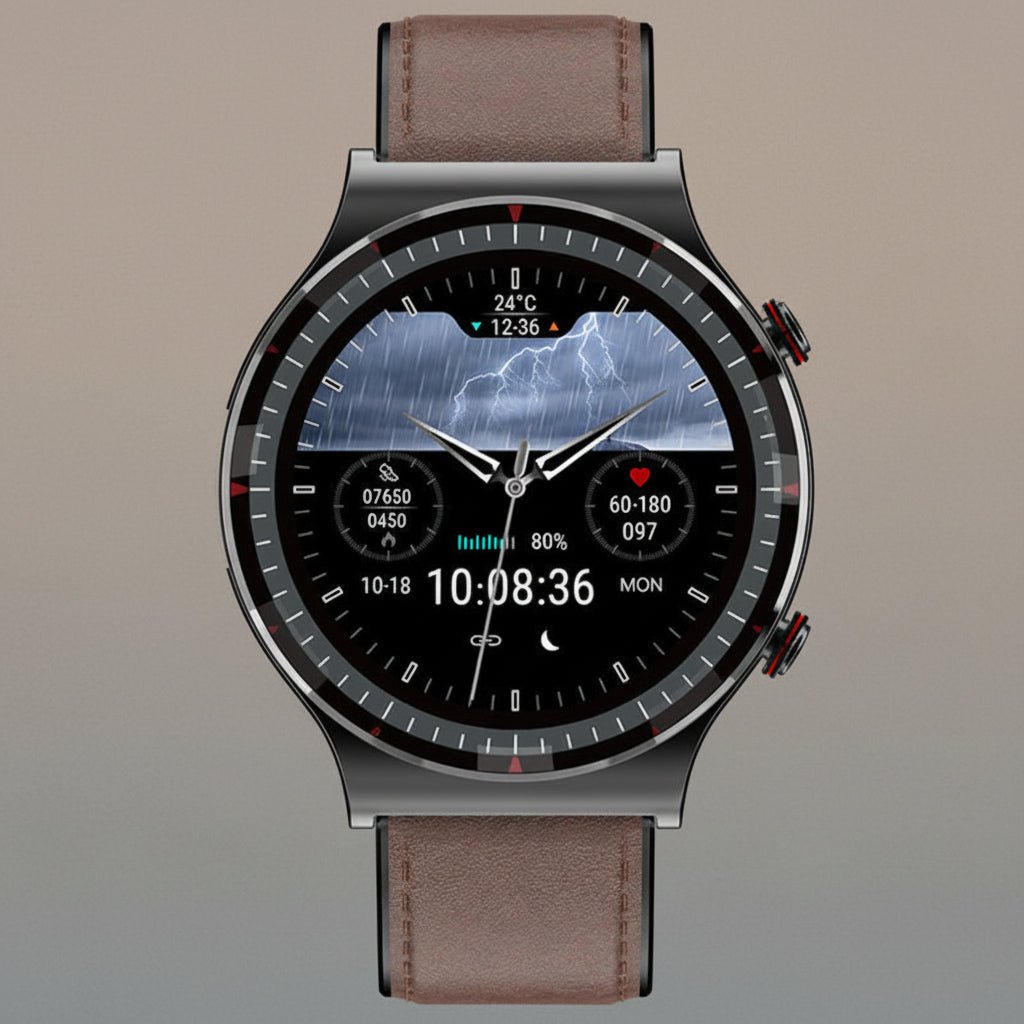 PulseTrack Health Smartwatch med handledsövervakning av hälsa