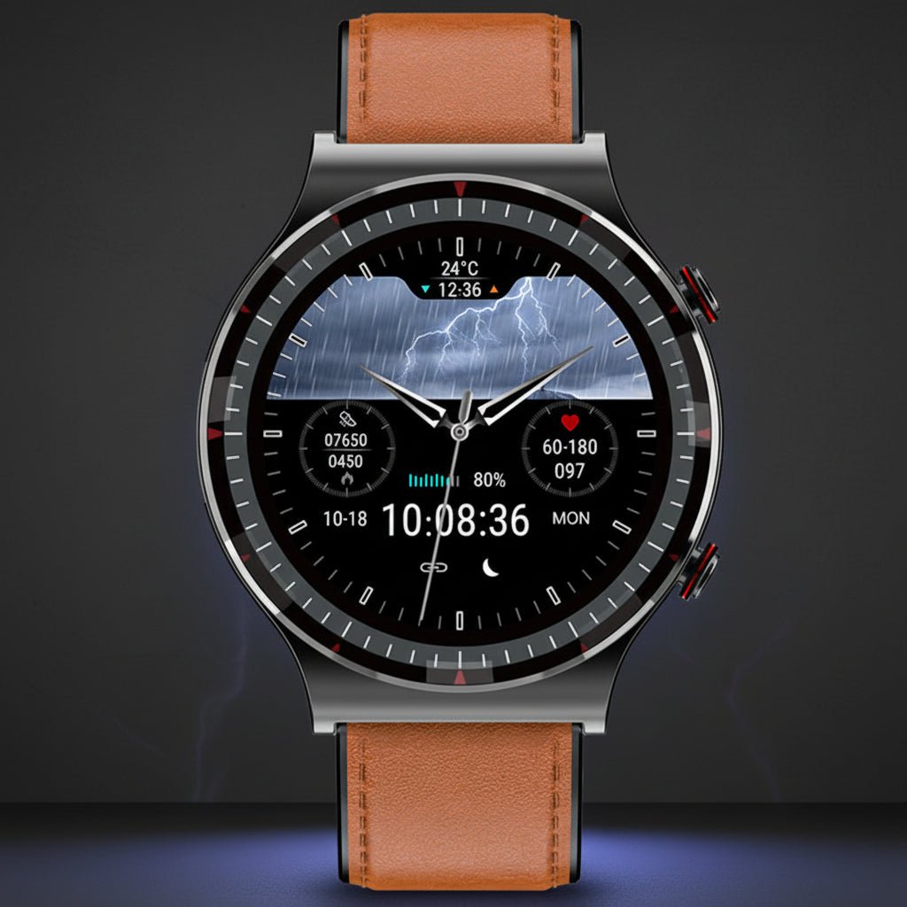 PulseTrack Health Smartwatch med handledsövervakning av hälsa