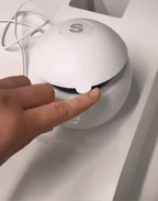 Limpiador ultrasónico LumaNova con luces UV desinfectantes para dentaduras y objetos de valor