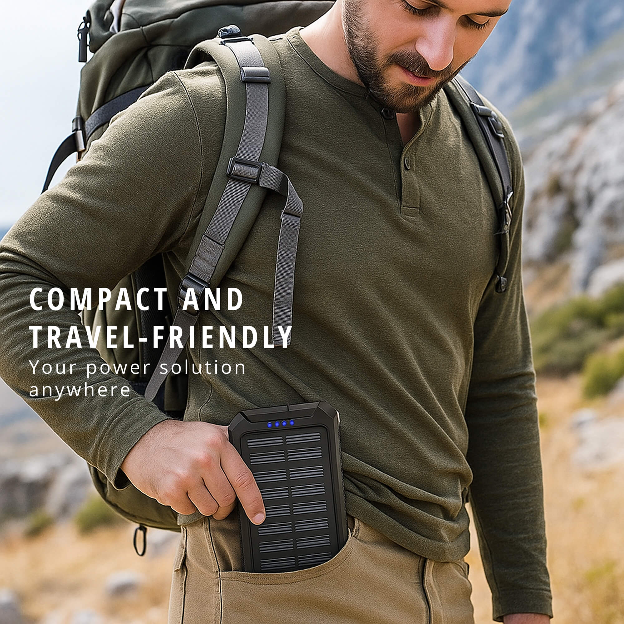 מטען סולארי עמיד למים TerraNova TrailCharge לשימוש חיצוני