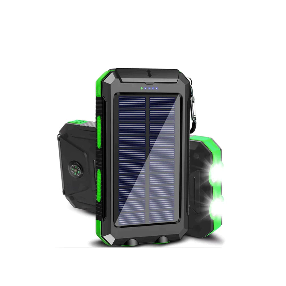LyraCharge 30000mAh solcelle powerbank IP67 vandtæt