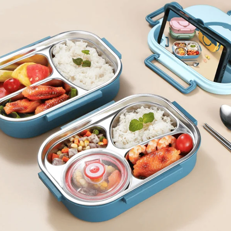 Kotak Makan Thermo Stellus Untuk Kerja Atau Sekolah Menjaga Makanan Kekal Panas