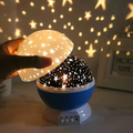Luna Star Barnprojektor Nattlampa med Lugnande Stjärnhimmel