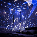 Luna Star Barnprojektor Nattlampa med Lugnande Stjärnhimmel