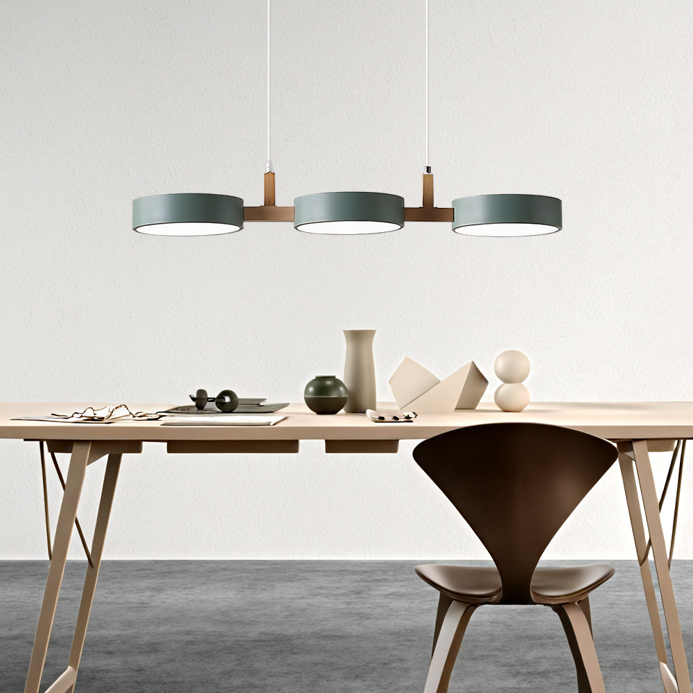 Nordic Flush Ceiling Light With Multiple Heads for Kitchens and Dining Rooms