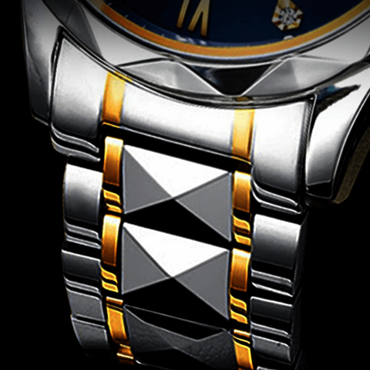 Lumistel Men's Stainless Steel Watch With Classic Durability