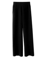 Pantalon taille haute en cachemire pour femme Elara, pour un usage quotidien