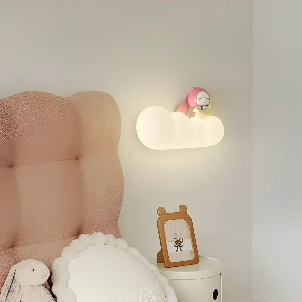 LumaCloud dimbaar wolkenlicht aan de muur voor kinderkamer en slaapkamer