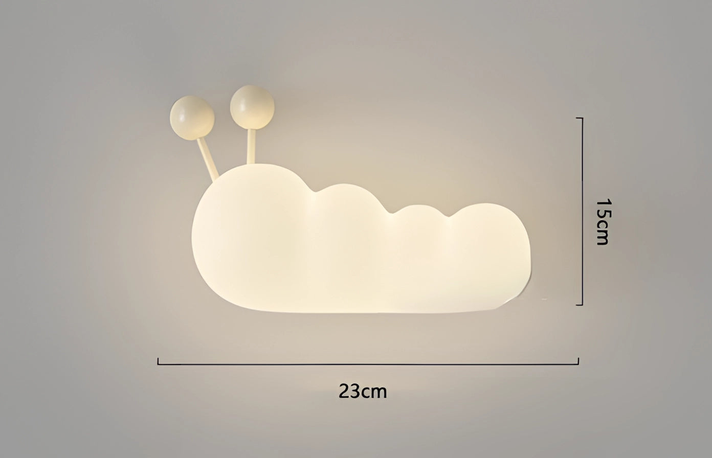 LumaCloud dimbaar wolkenlicht aan de muur voor kinderkamer en slaapkamer