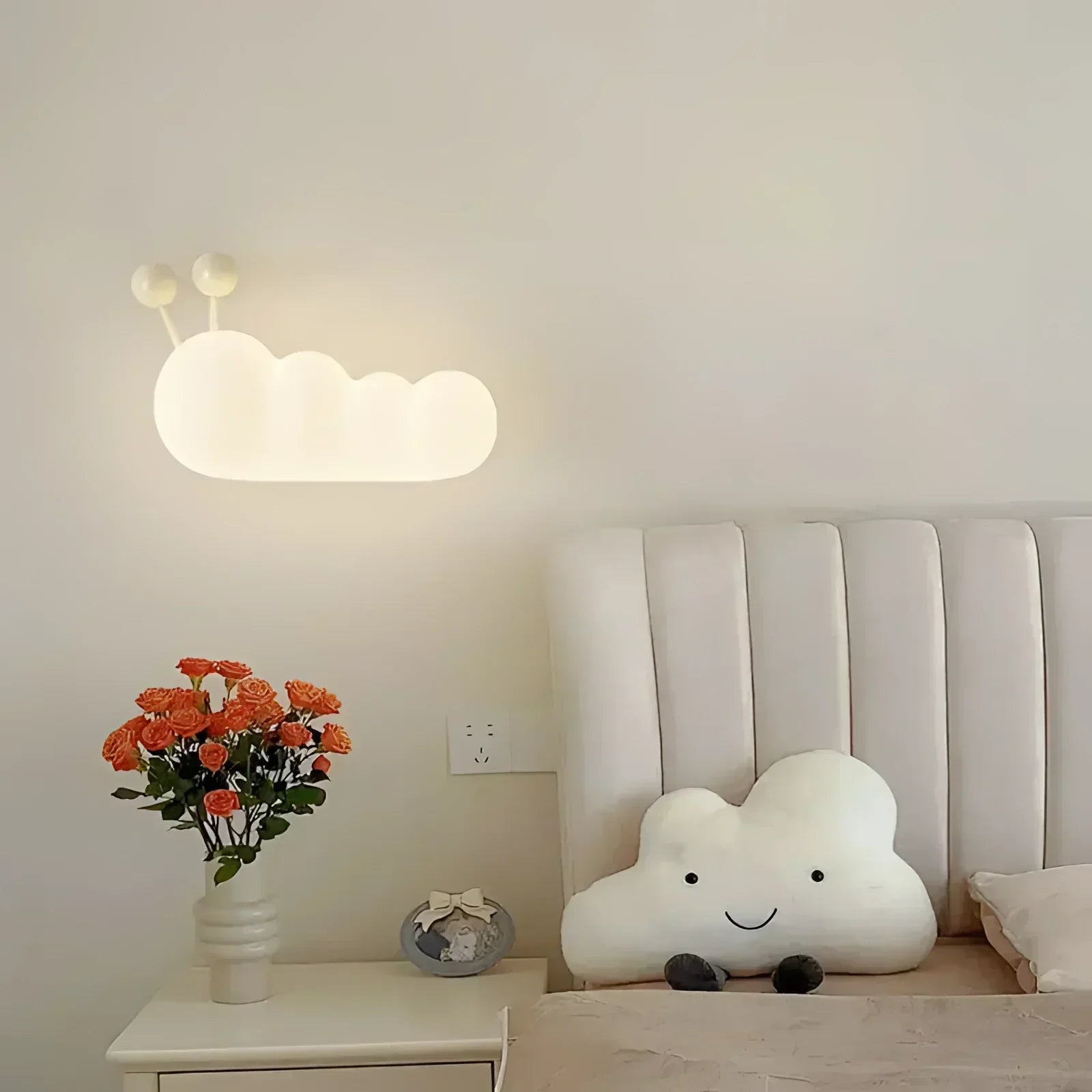 LumaCloud dimbaar wolkenlicht aan de muur voor kinderkamer en slaapkamer