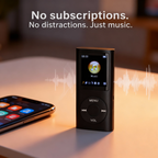 复古音乐播放器 – 经典设计紧凑型64GB MP3播放器