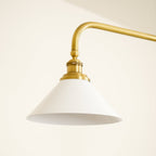 AstraVex Vintage Glass Pendant Light With White Shade