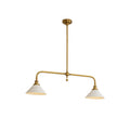 AstraVex Vintage Glass Pendant Light With White Shade