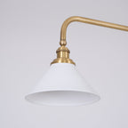 AstraVex Vintage Glass Pendant Light With White Shade