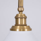 AstraVex Vintage Glass Pendant Light With White Shade