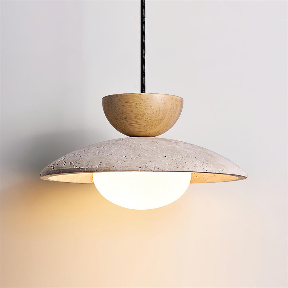 Aurea Pendant Lights In Travertine For Dining Rooms And Hallways