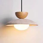 Aurea Pendant Lights In Travertine For Dining Rooms And Hallways