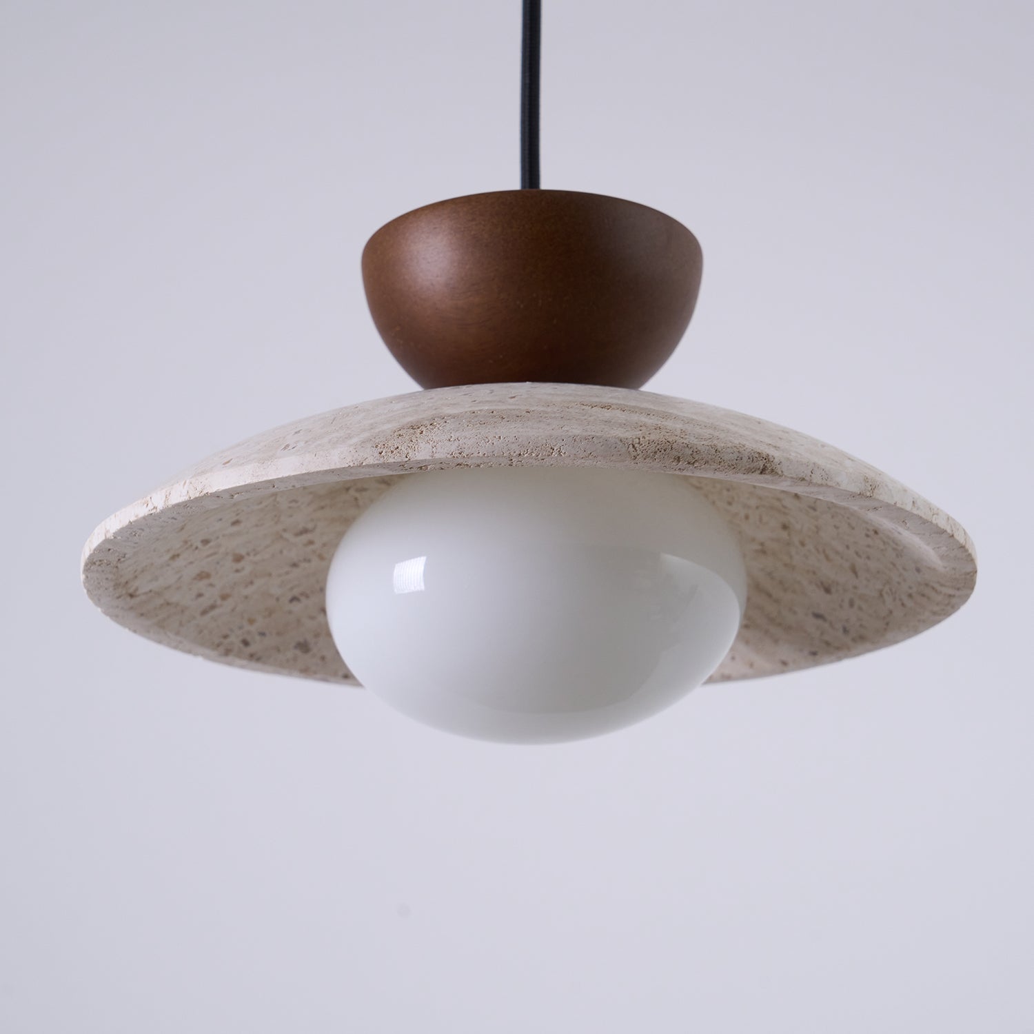 Aurea Pendant Lights In Travertine For Dining Rooms And Hallways