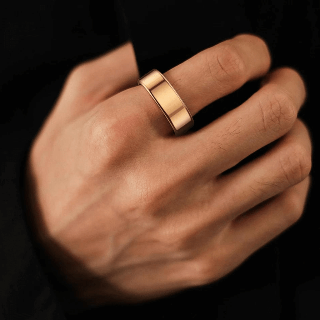 Cincin Titanium Vitaring untuk Penjejakan Kesihatan dalam Gaya Hidup Aktif