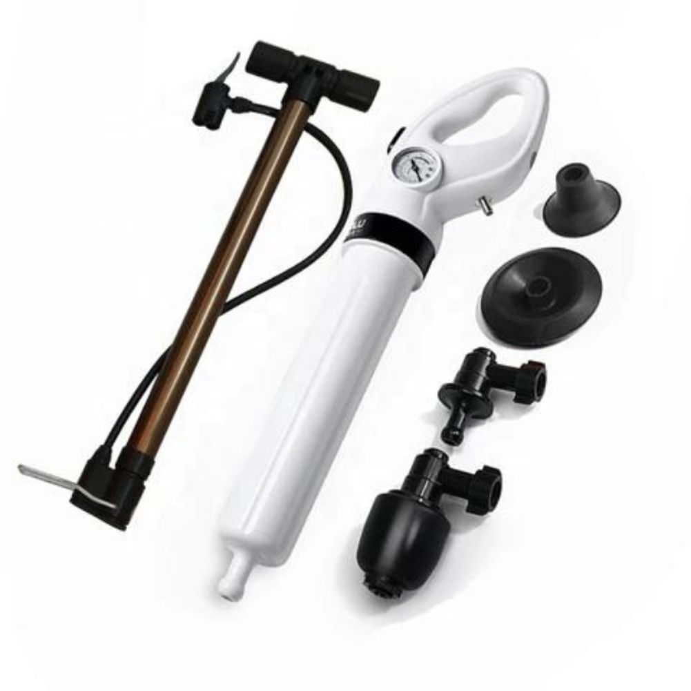 HydraHero Rapid Unblocker For Toilet And Drain Plunger