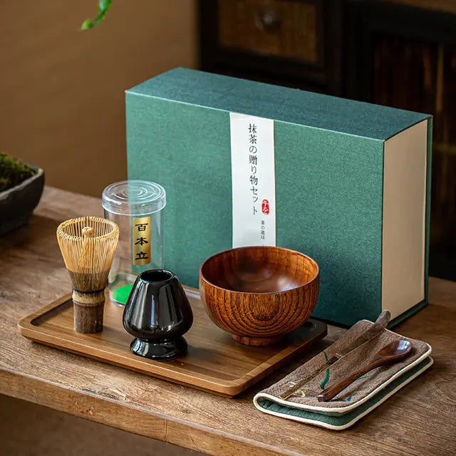 Set cadou Zenmatcha Ceremony Kit Colecția pentru iubitorii de ceai
