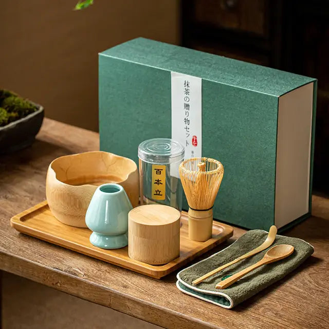 Set cadou Zenmatcha Ceremony Kit Colecția pentru iubitorii de ceai
