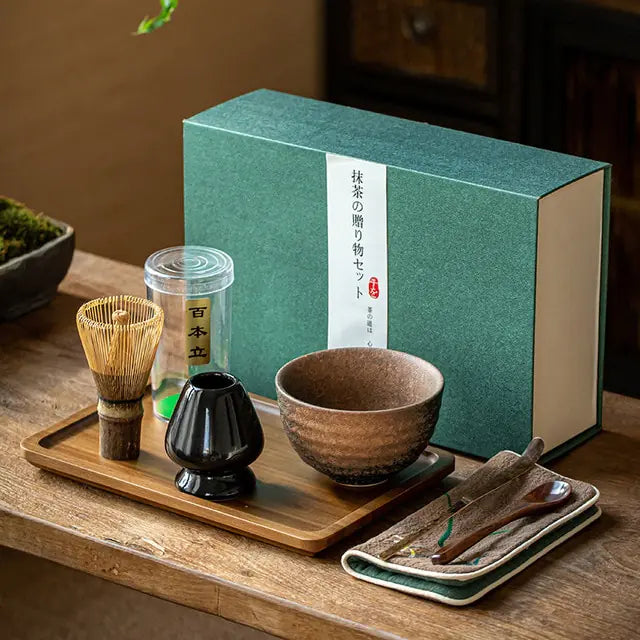 Set cadou Zenmatcha Ceremony Kit Colecția pentru iubitorii de ceai