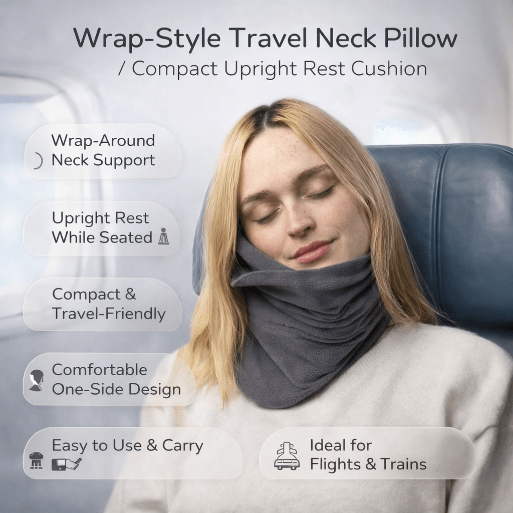 Neck Support Travel Pillow For Upright Comfort On The Go