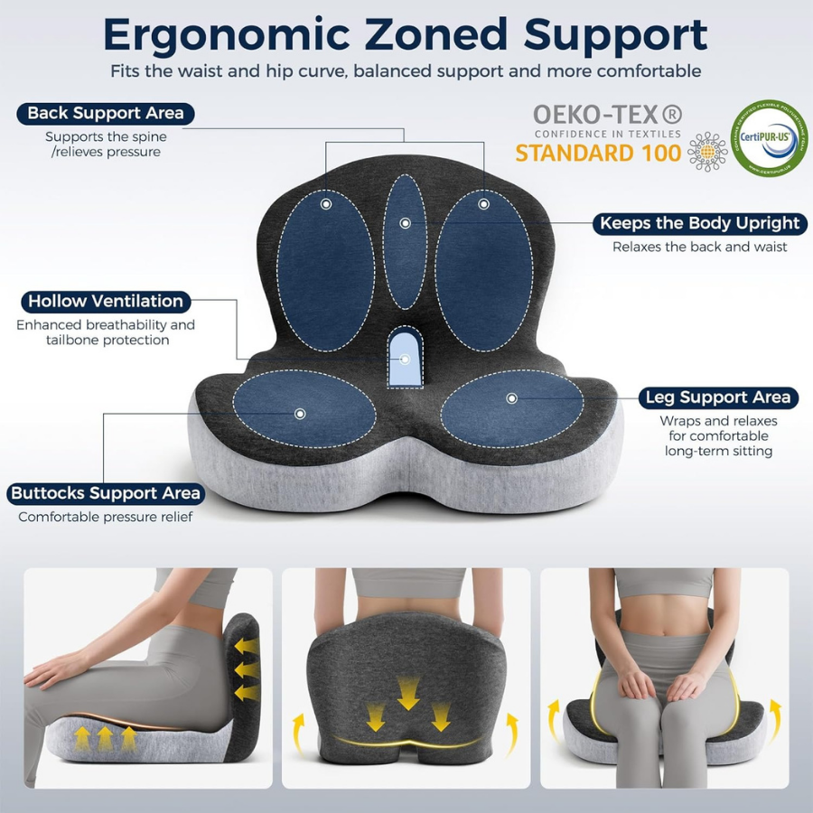 Duruş ve Günlük Konfor İçin Ergonomik Kapsül Yastık