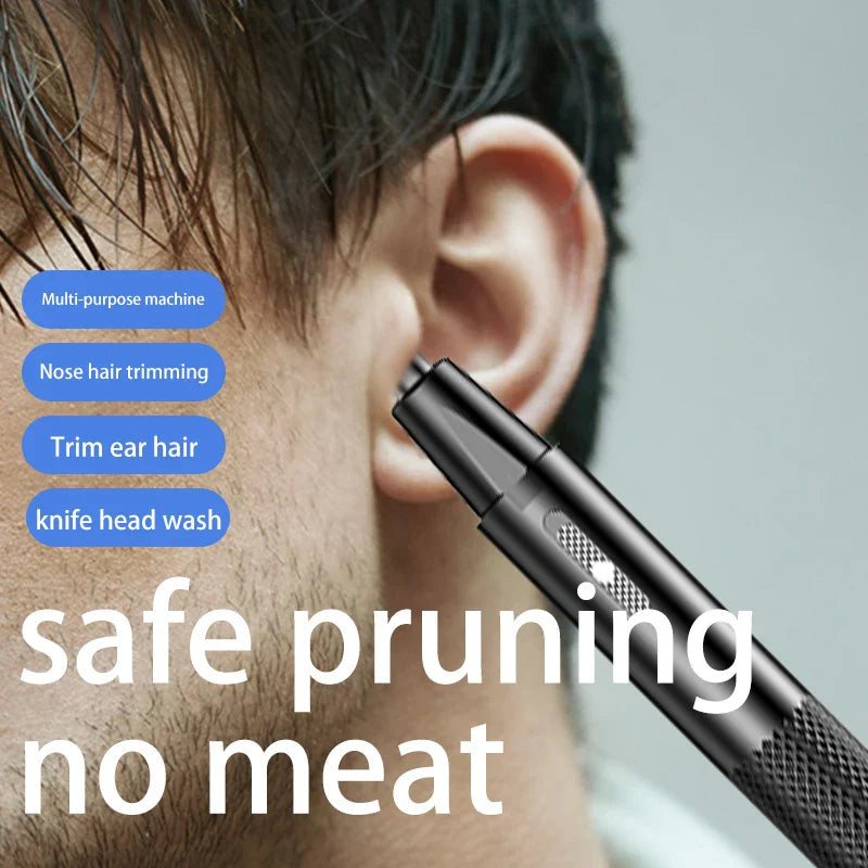 Tondeuse à poils de nez TrimPro alimentée par USB pour hommes en déplacement