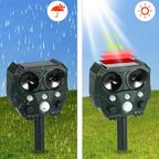 VerdantWave Outdoor Ultrasonic Deterrent For Cats, Pigeons, And Foxes