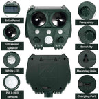 VerdantWave Outdoor Ultrasonic Deterrent For Cats, Pigeons, And Foxes