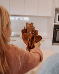 Conjunto de Presente de Cozinha em Teca Premium para Cozinha Sustentável