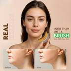 Facial Contouring Brush For Puff Reduction And Lift