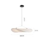 Nordic Glow Lyra Premium LED Chandelier With Silk Leaf